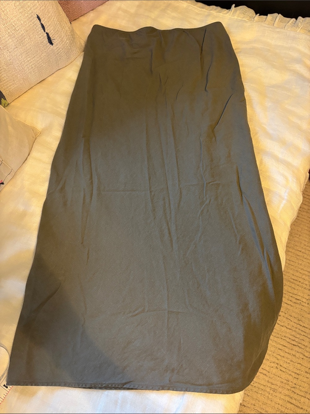 Ripe Maternity Olive Green Pencil Skirt